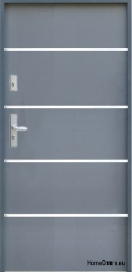 PORTA ESTERNA OPUS FLAT A25 80/90 bianco antracite