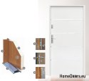 PORTA ESTERNA OPUS FLAT A25 80/90 bianco antracite