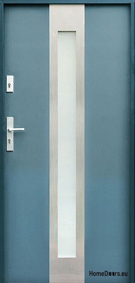PORTE ESTERNE ANTRACITE BIANCO W11 80/90